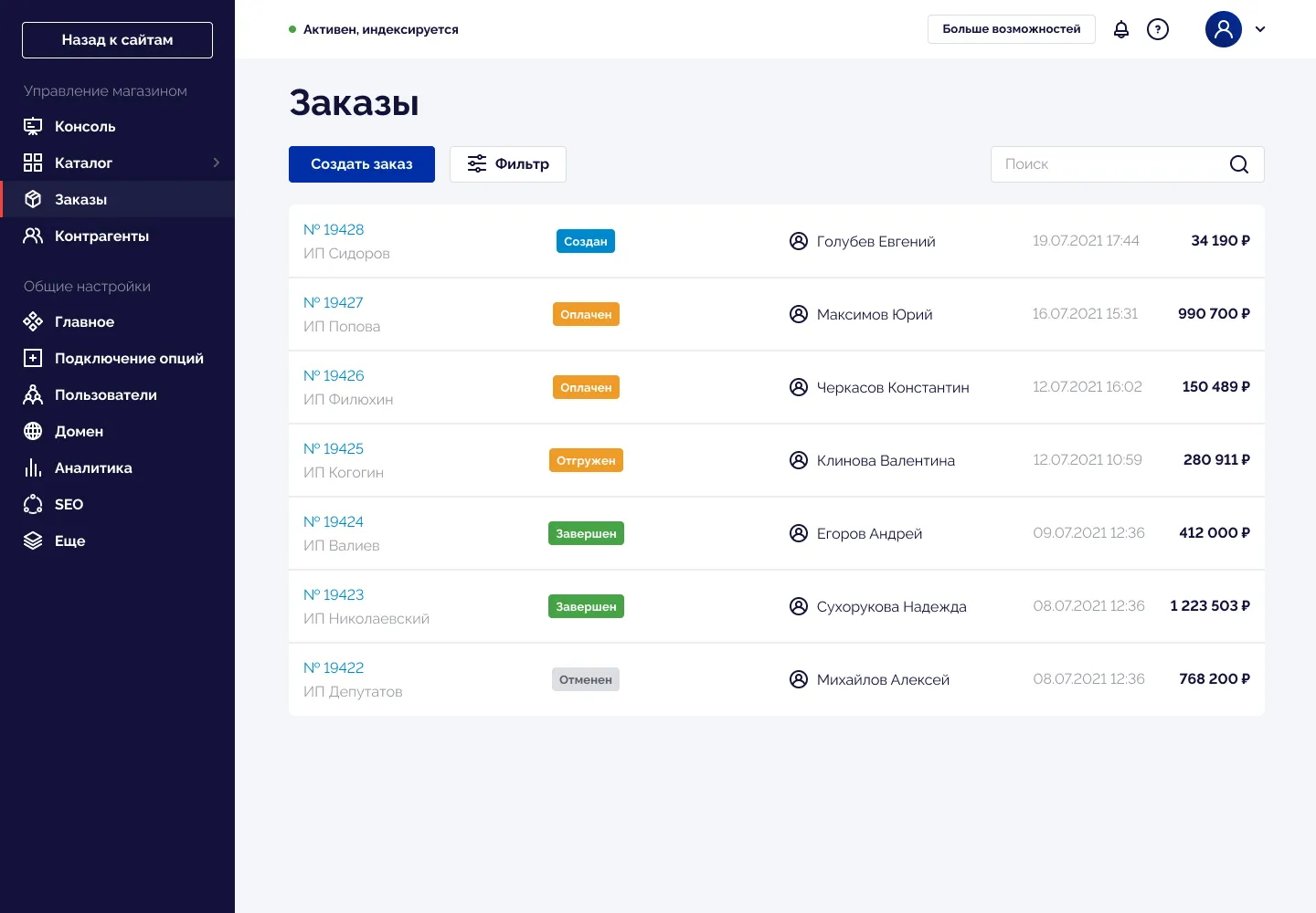 Sellty | Платформа для создания b2b интернет-магазина в облаке